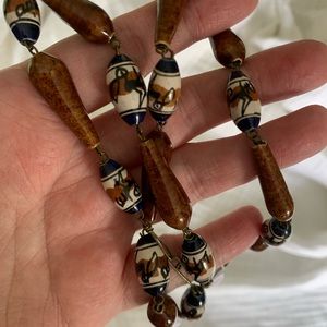 Beaded necklace from Senegal.